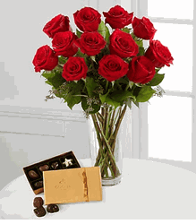 Red Rose Bouquet Chocolates