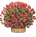  Red Rose Basket Red roses Valentines