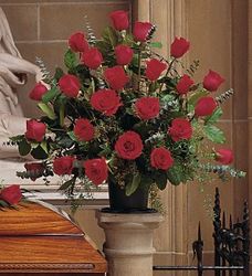  Red Roses Basket Hoa Hong ) Chia Buon 