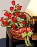  rose and fruits basket