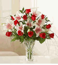 Rose and Lilies 