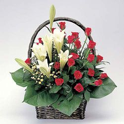 Rose and Lily Basket
