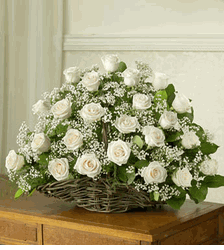 Rose Fireside Basket 