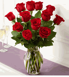 Rose Romance Dozen Roses 