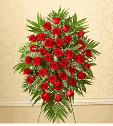 Rose Sympathy Standing Spray 