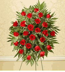 Rose Sympathy Standing Spray 