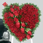  Roses Heart Arrangement