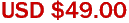 USD $49.00