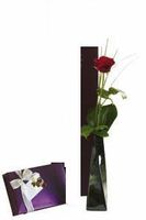 Single Stem Vase & Chocolates