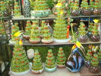 Small Size layer Bamboo 2 pots