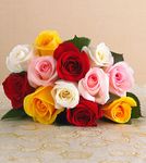 Spring Mixed Rose Bouquet 