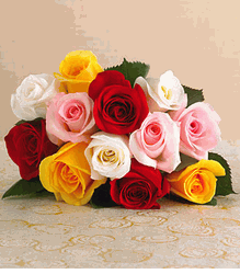 Spring Mixed Rose Bouquet 