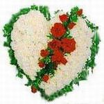 Sympathy heart arrangements