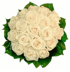 This bright 20 roses bouquet will make your day 