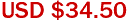 USD $34.50