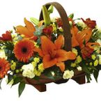 Traditional Basket (orange/yellow