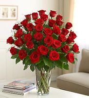 Triple Touch of Elegance Three Dozen Roses 