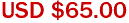 USD $65.00