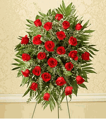  Rose Sympathy Standing Spray