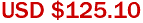 USD $125.10