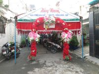 Wedding gate flower