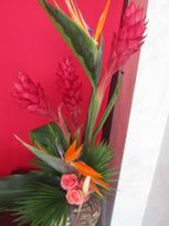 Weeding flower Bird of paradise Arranged