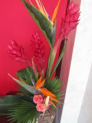 Weeding flower Bird of paradise Arranged