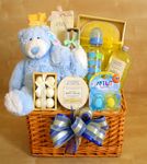 Welcome Baby Boy Gift Basket