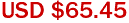 USD $65.45