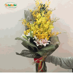 Yellow orchid Bouquet