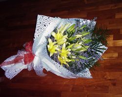 Yellow lilies