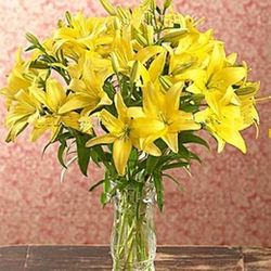 Yellow Lilies bouquet