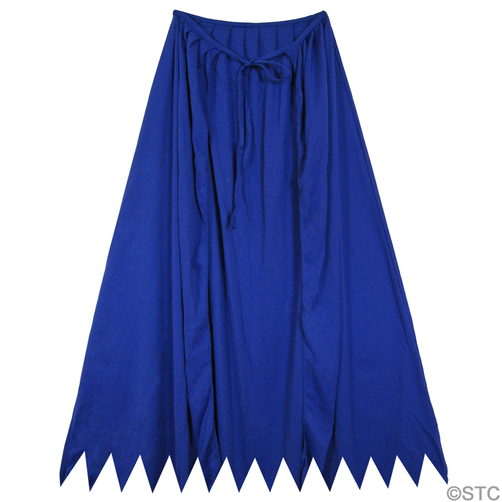 32" Blue Cape Superhero, Comic, Wizard, Cosplay, King Halloween