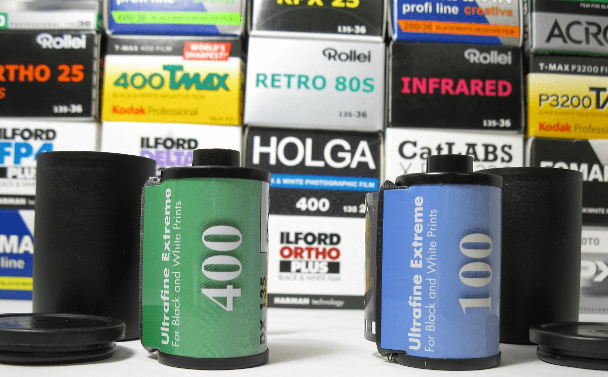 35 mm Black and White Film Collection Photo Warehouse