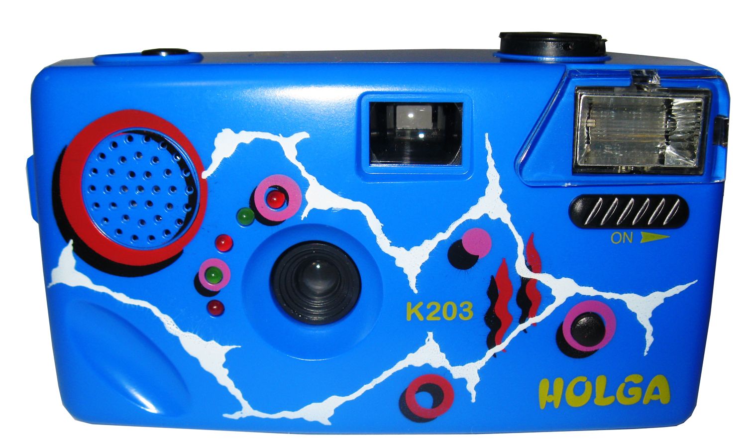 Holga K203 Purple Original Noise Making 35mm Film Camera - 35mm