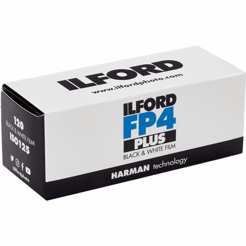 Ilford FP4 Plus Black and White Negative Film (120 Roll Film) Expired
