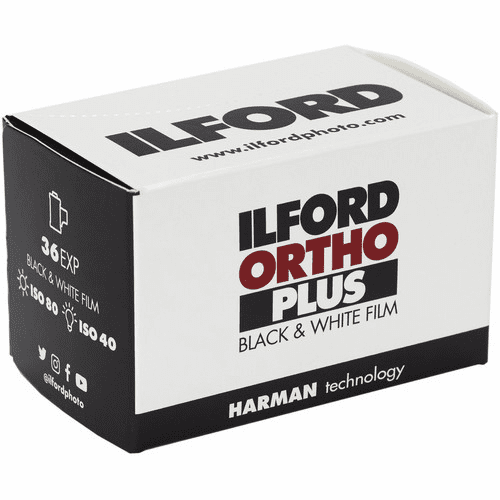 Ilford Ortho Plus Black & White Negative Film 35mm x 36 Exp Roll