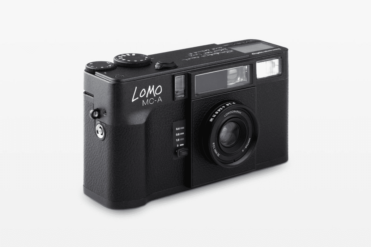Lomo MC-A 35 mm Film Camera Black