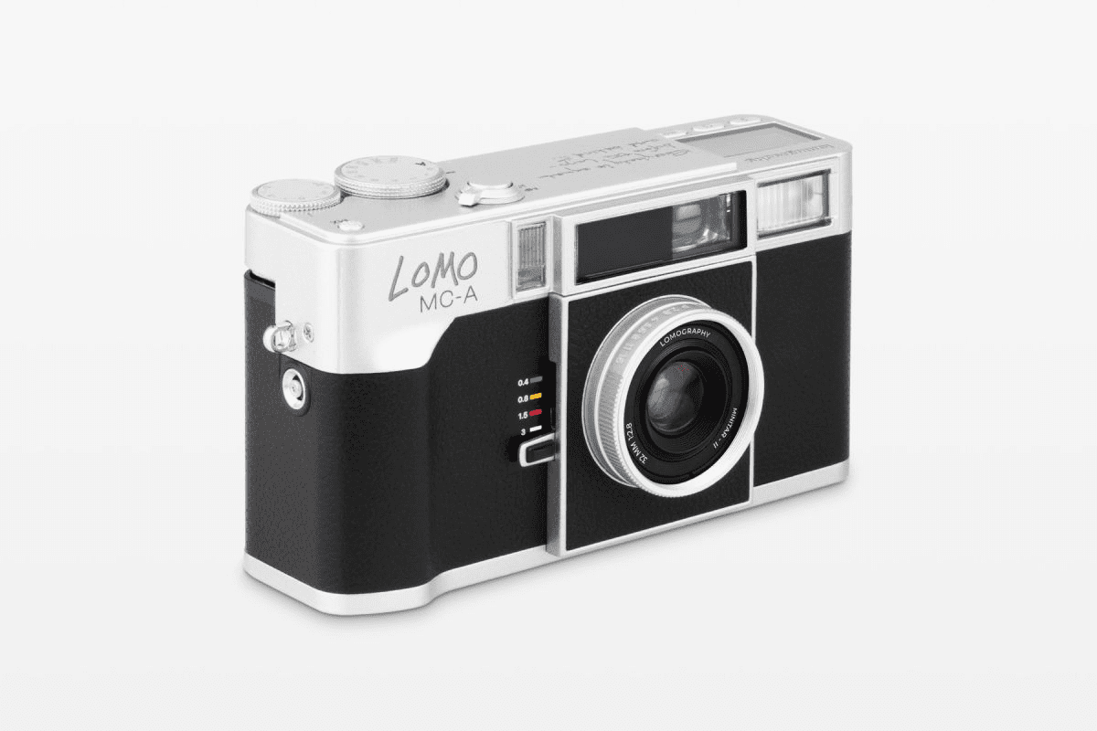 Lomo MC-A 35 mm Film Camera Silver
