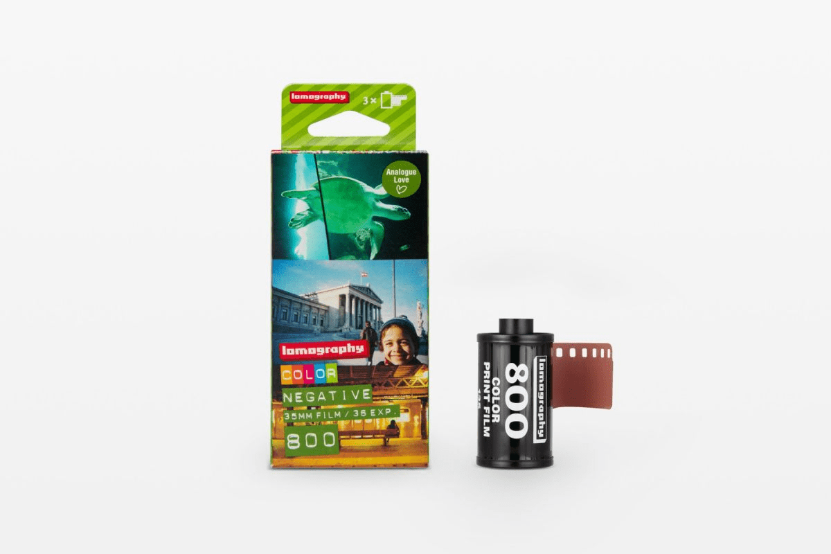 Lomography 35mm x 36 ISO 800 Fine Color Negative Film - 3 Pack