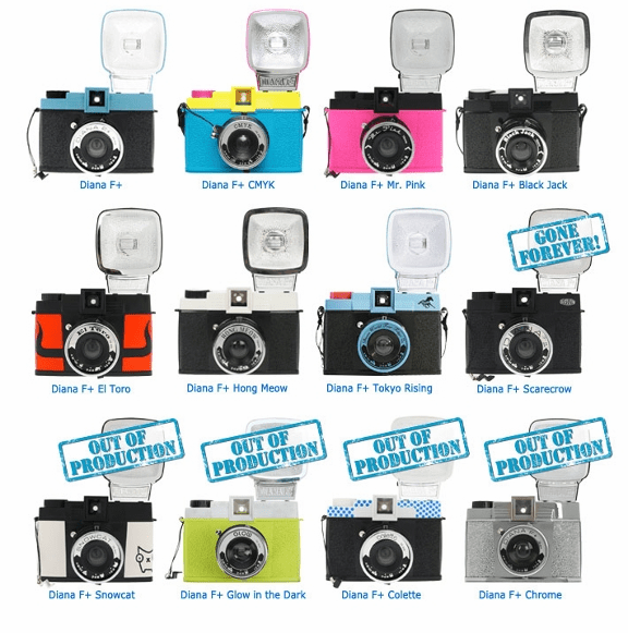 Lomo Diana Flash – Appareil Photo Argentique Lomography – Modèle Zebra Rare