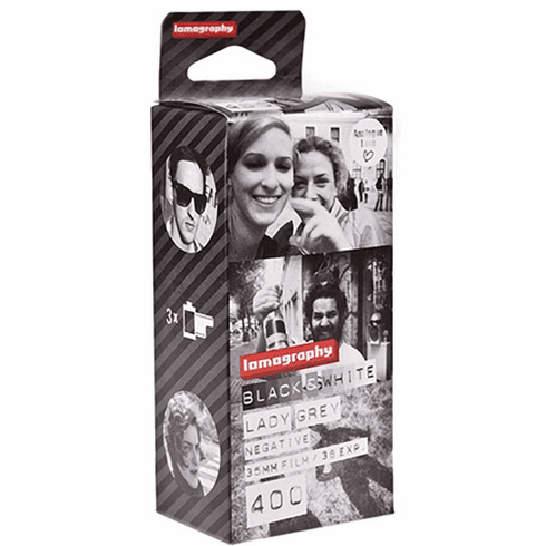 Lomography Lady Grey B&W 35mm 36 EXP. ISO 400  Pack of 3