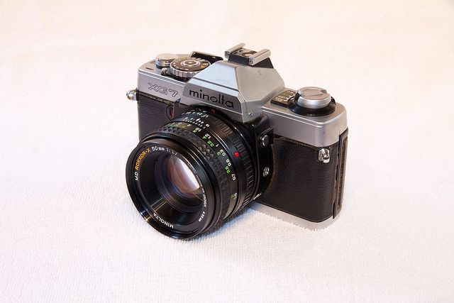 Minolta XG-7 35mm Camera with 50mm Lens- Student Camera - Used