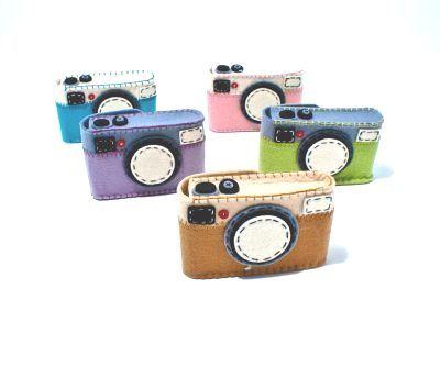Prime Nakamura Retro Felt Camera Cases - Photo Gift Specials