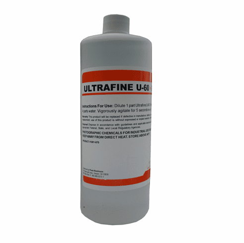 UF-60 Universal Liquid Film Developer 1 qt. to make 2.5 Gal.