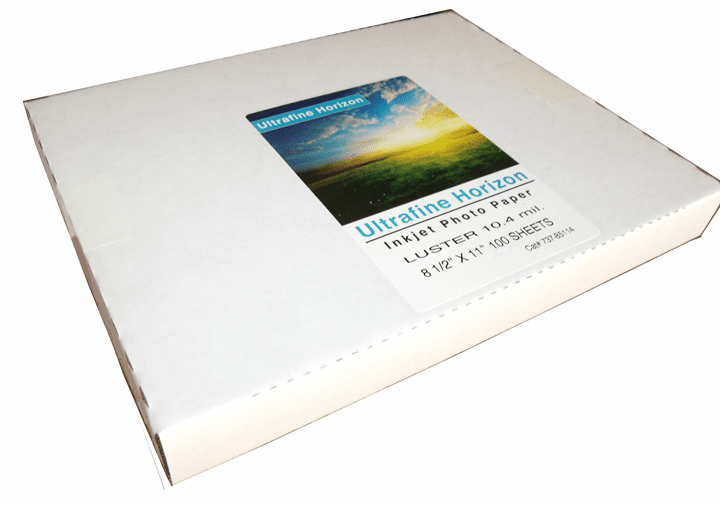 Ultrafine Horizon Professional Grade Photo Quality Lustre 10.2 Paper 8.5 x 11 / 100