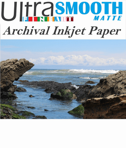 Ultrafine Smooth Matte FineArt Archival Inkjet Paper 17 x 22 / 20 Sheets