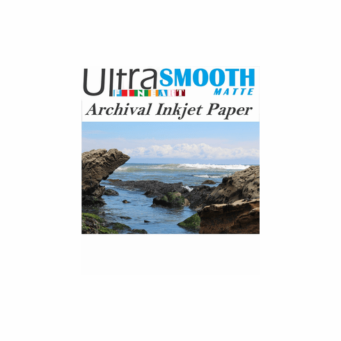 Ultrafine Smooth Matte FineArt Archival Inkjet Paper 8 x 10 / 25 Sheets