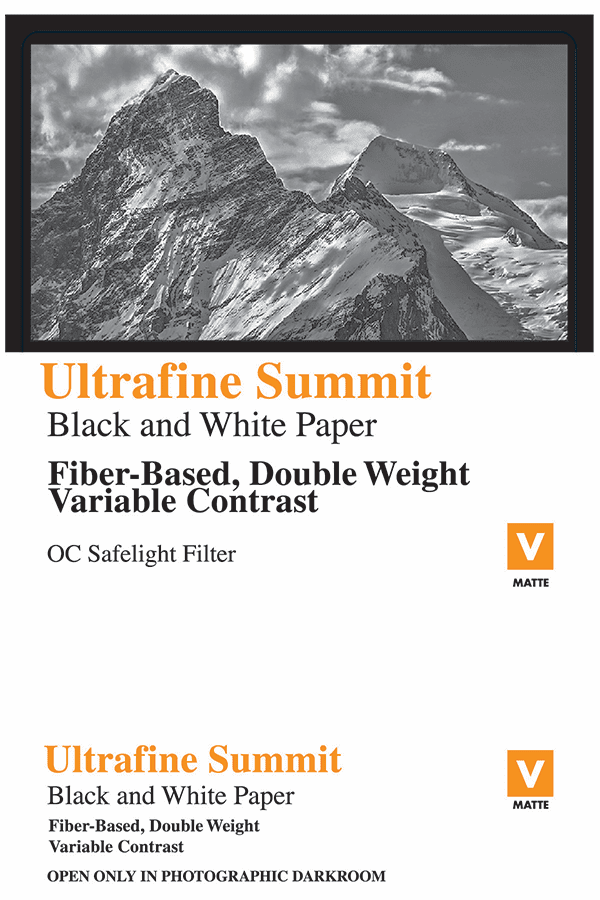 Ultrafine Summit Fiber Base VariGrade DW Matte 8 x 10 / 100