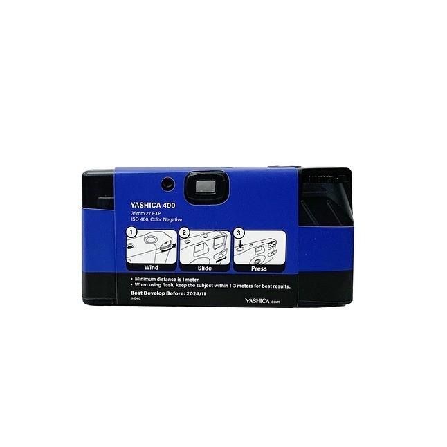 Yashica 400 Flash One Time Use 35mm Single Use Film Camera - Fresh
